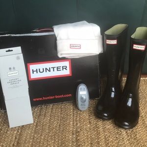 Hunter Boots (Black Gloss)